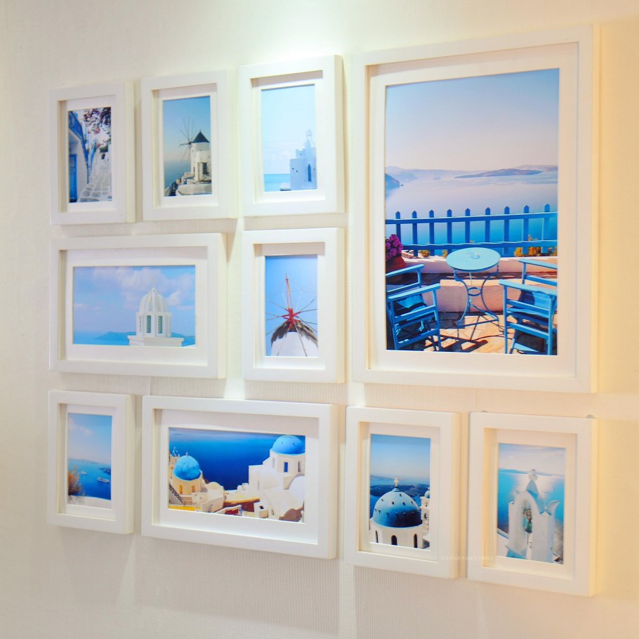 Фоторамки в интерьере квартиры