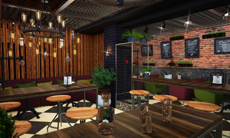 Крафт интерьер