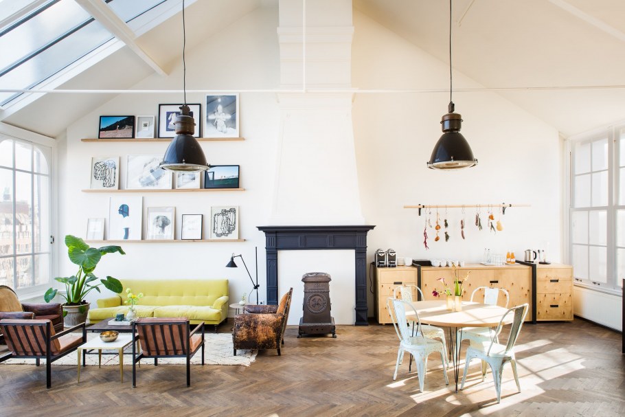 Крафтовый стиль в интерьере