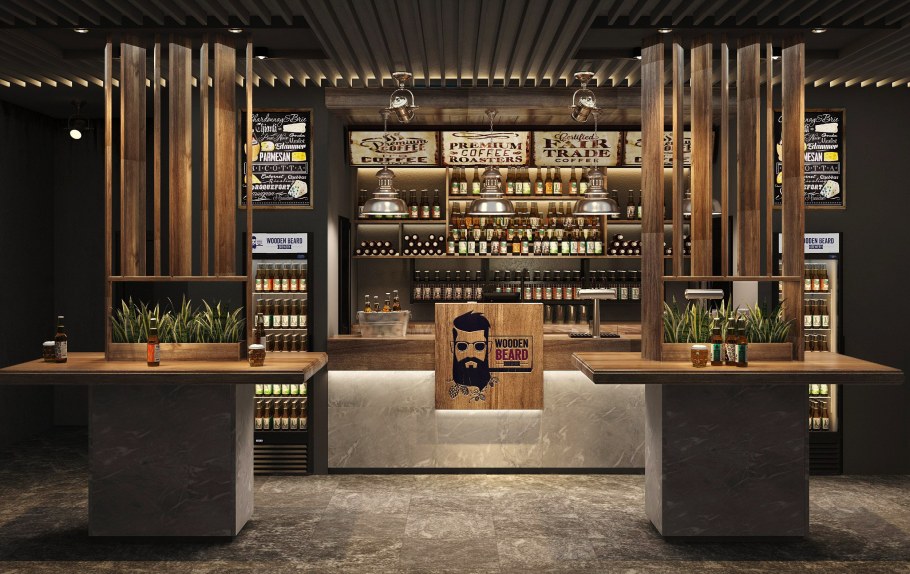 Кафе в стиле лофт