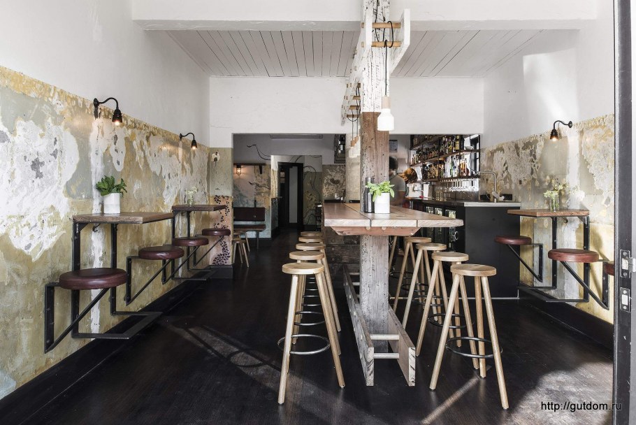 Бар лофт в морском стиле