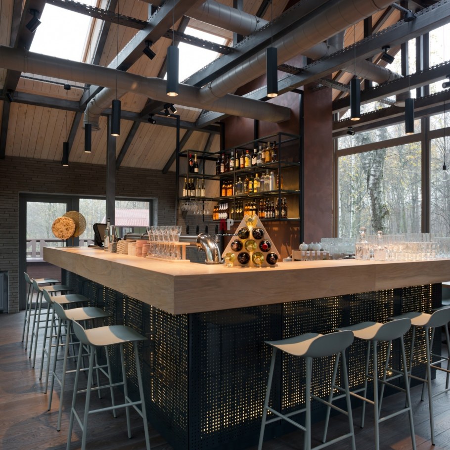 Кофейня в скандинавском стиле