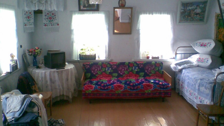 Дом в деревне внутри