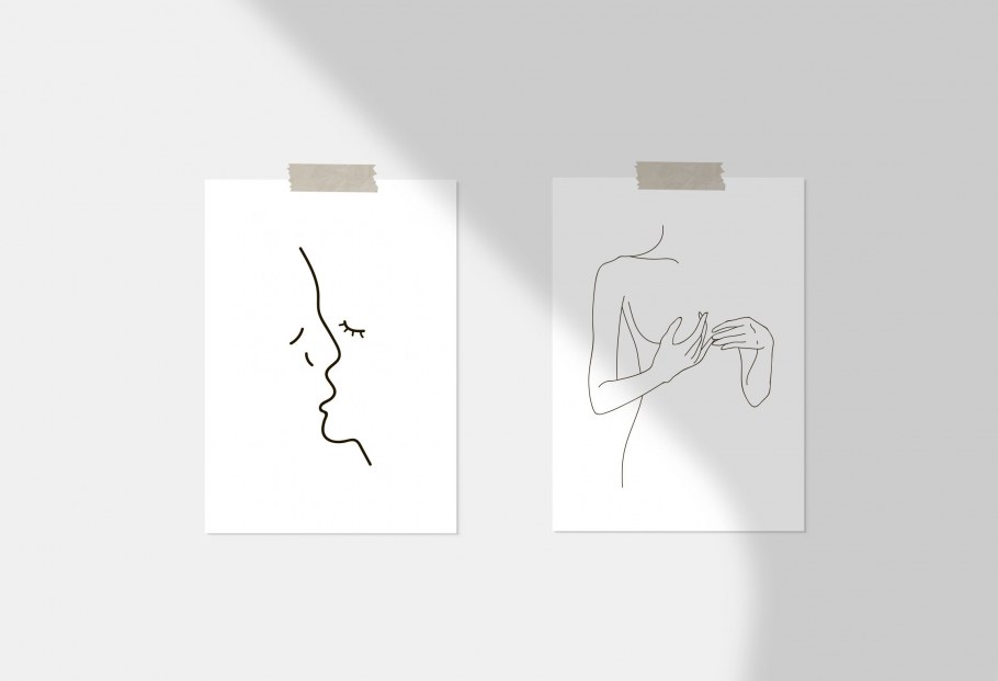 Постер в минималистическом стиле