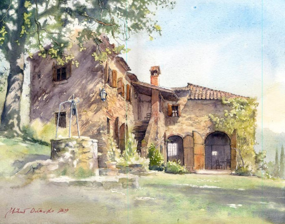 Майкл Орловский акварель