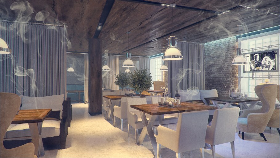 Ресторан в современном стиле