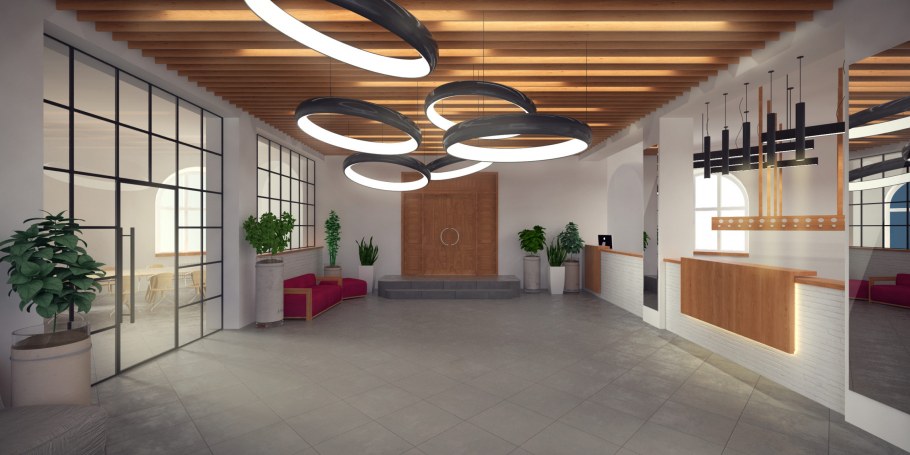 Интерьер технопарка