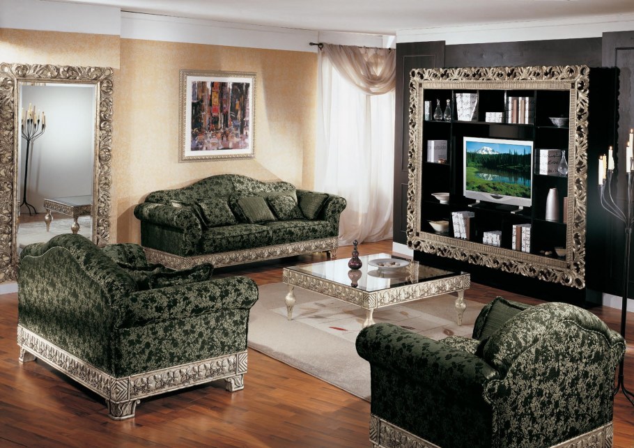 2 Дивана и кресло в гостиной интерьер