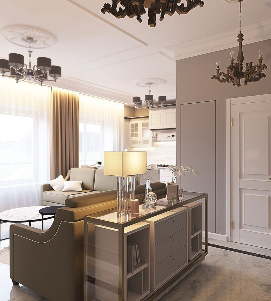 Цвет топленого молока в интерьере