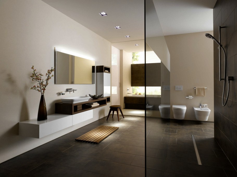 Ванная в стиле хайтек 4кв м