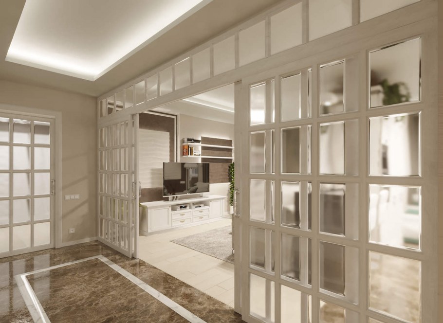 Зонирование коридора