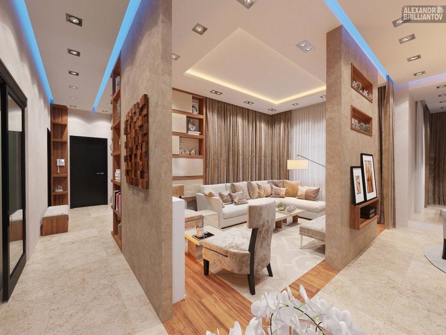 Прихожая Объединенная с гостиной