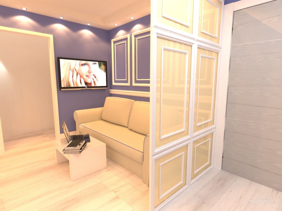 Зонирование прихожей