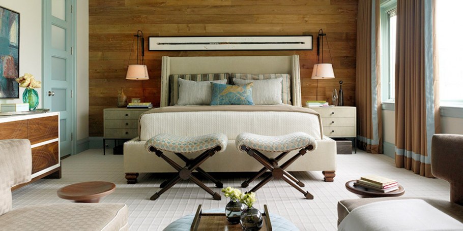 Современный деревянный интерьер