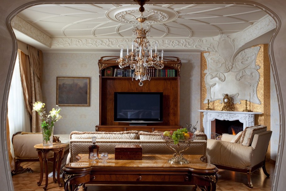 Ар-нуво стиль в интерьере