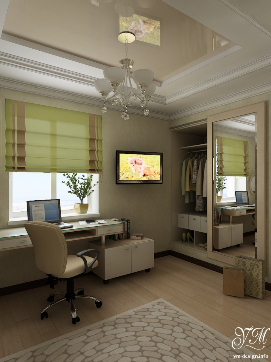 Спальня для гостей с диваном