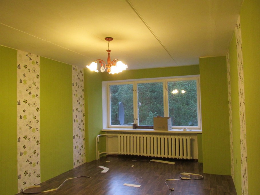 Поклейка обоев Колпино