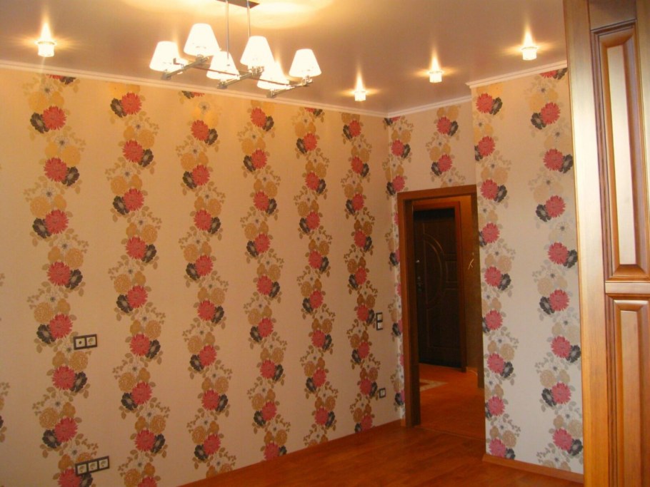 Ремонт со старыми обоями