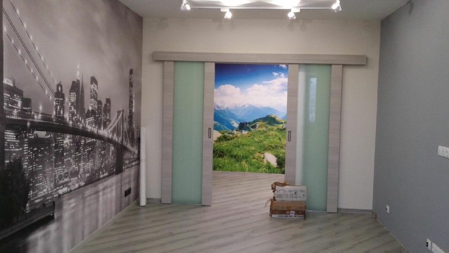 Красиво оклеенная комната