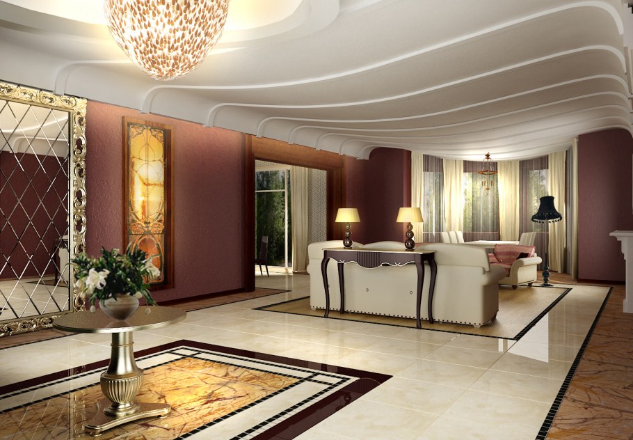 Загородный дом в стиле арт деко