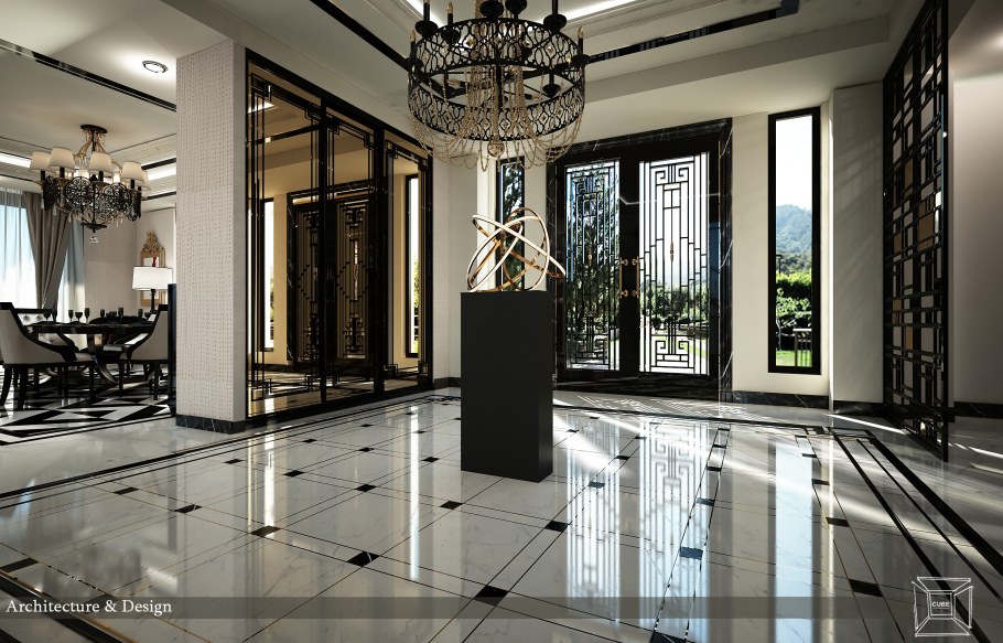 Пол керамогранит ар деко