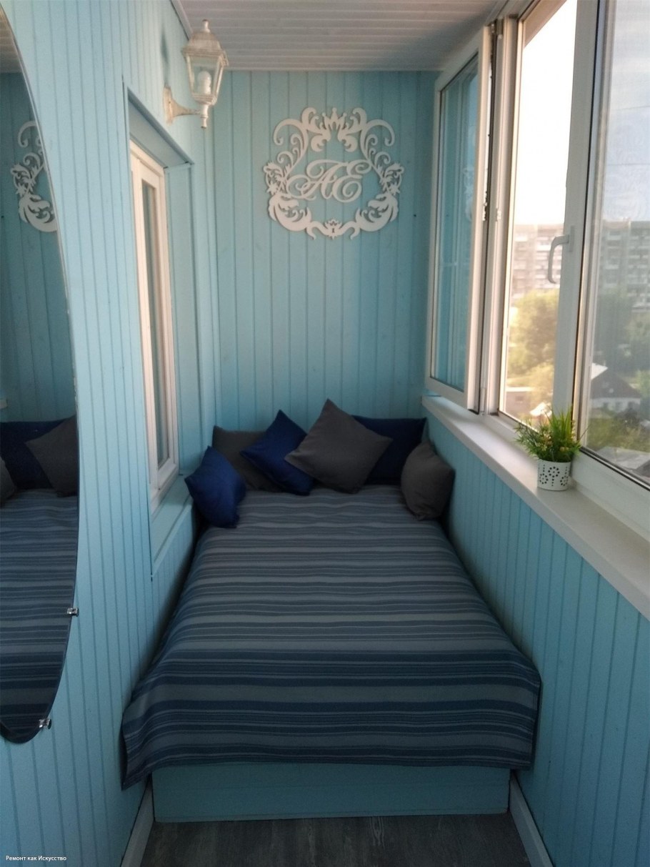 Обшивка балкона