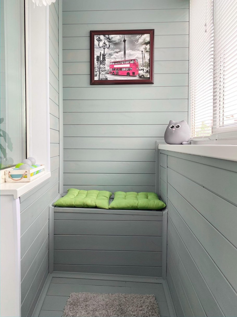 Обустройство маленького балкона