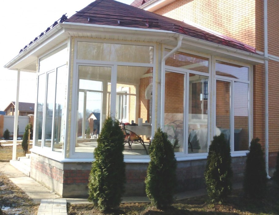 Палаццо остекление террасы