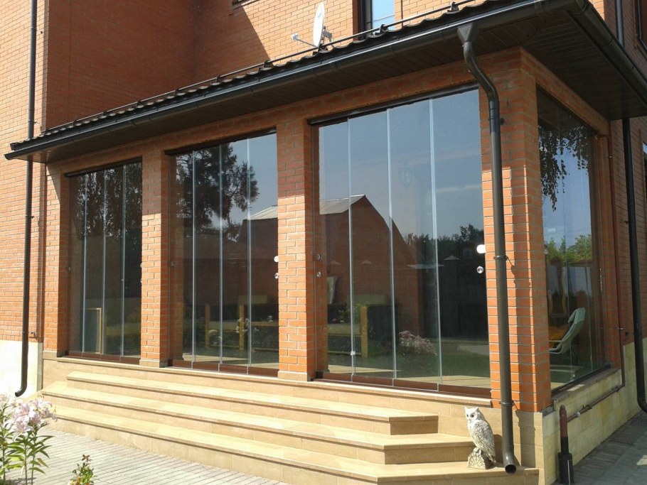 Остекление беседки