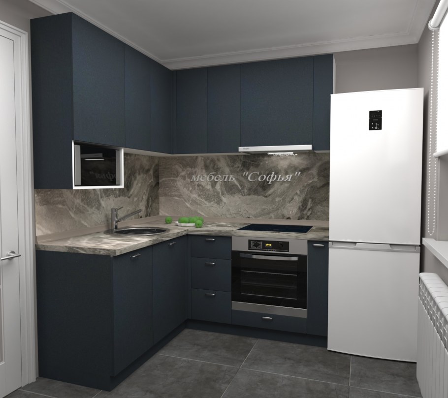 Кухня икеа белая 3 метра