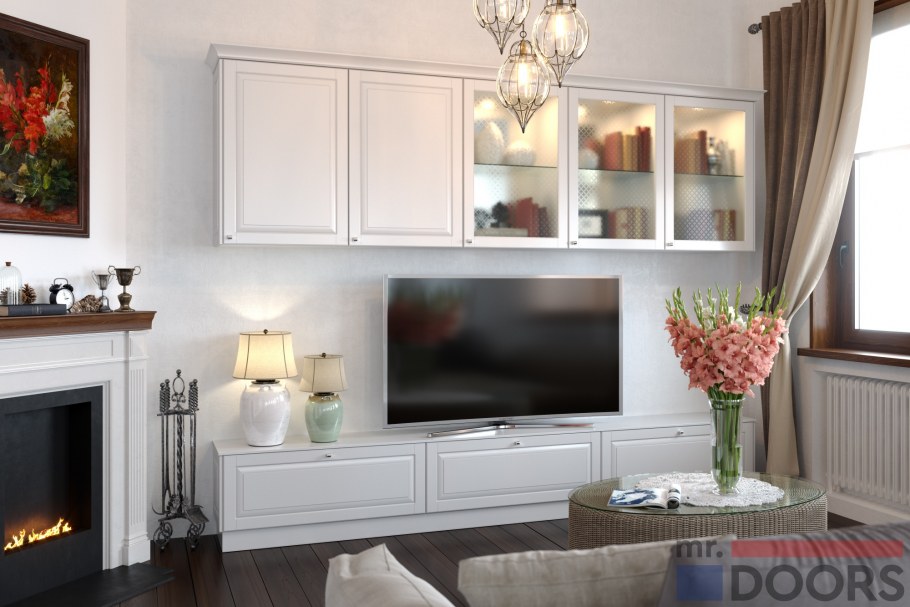 Мистер Дорс белая классическая гостиная