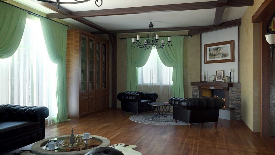 Горка Тургояк в гостиной