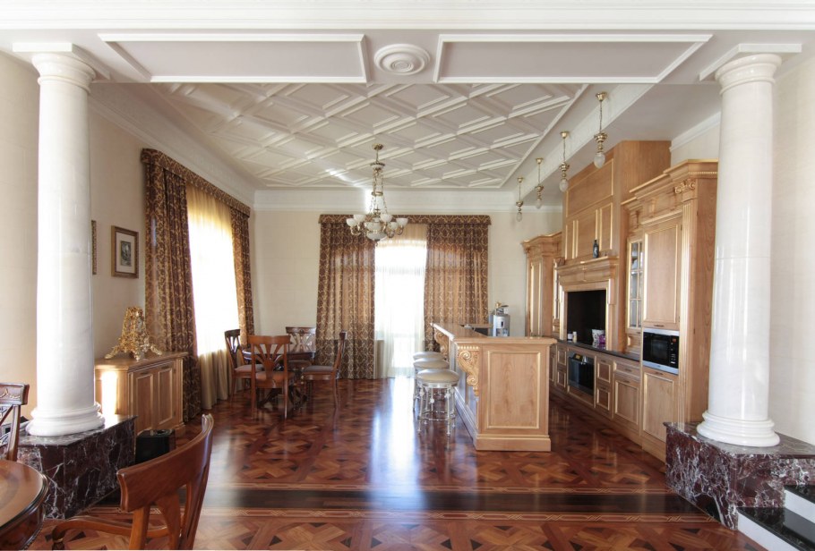 Коттедж в стиле Ампир внутри
