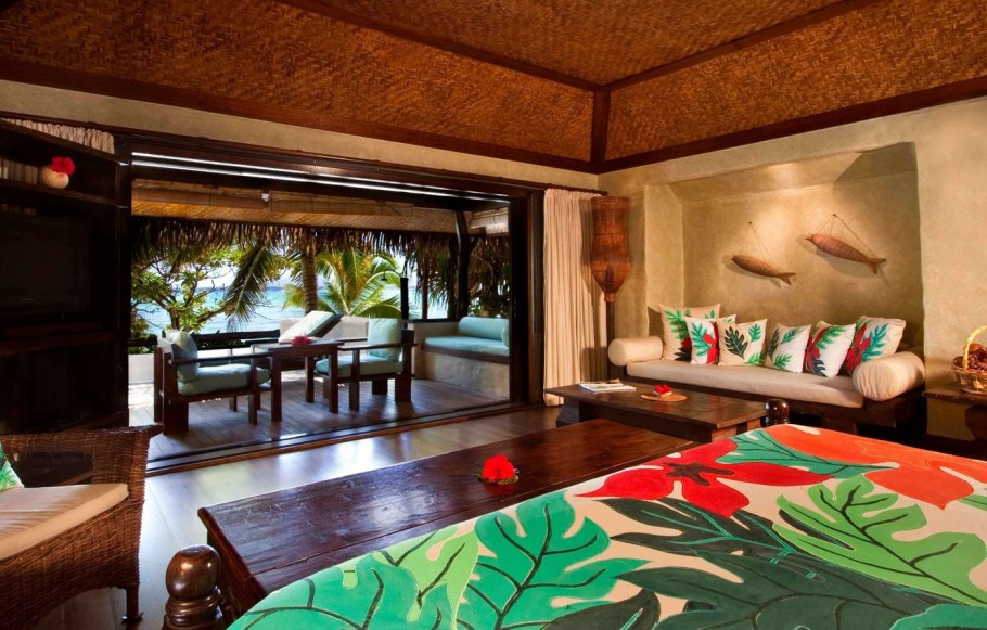 Гостиная в стиле бунгало