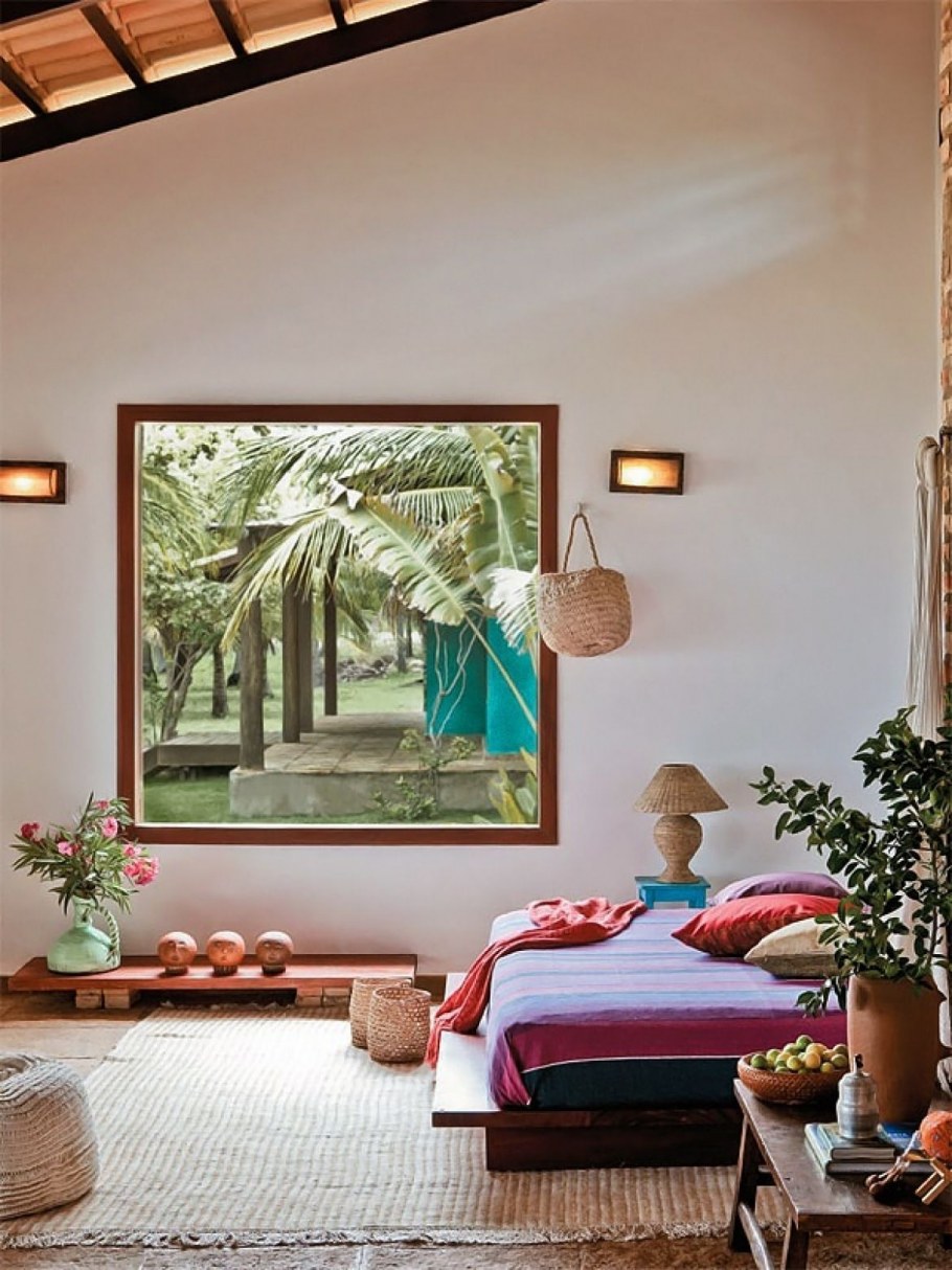 Спальня в тропическом стиле