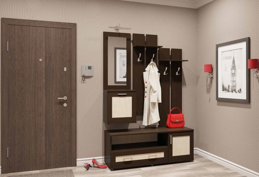 Прихожая Гарун молочный дуб