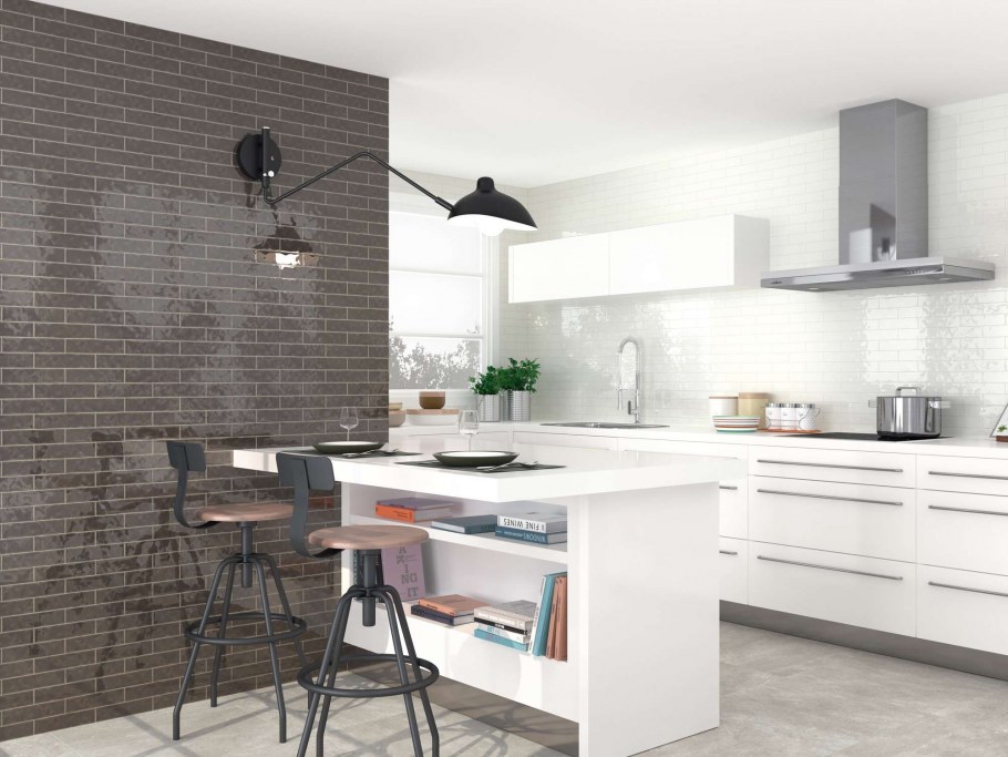 Настенная плитка Sotile White 20 5x20 от Ape Ceramica (Испания)