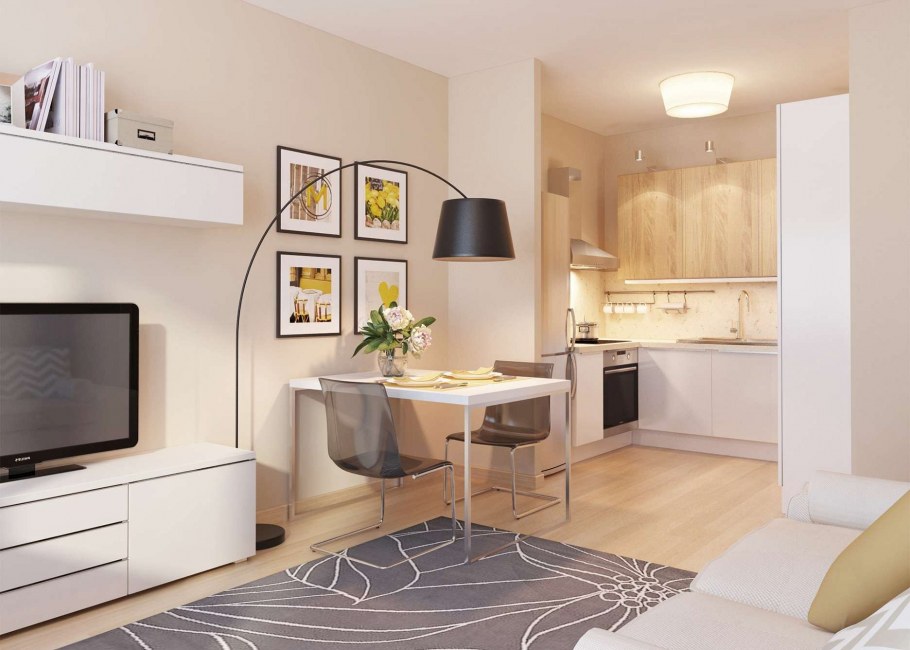 Проект евродвушки 56 кв м