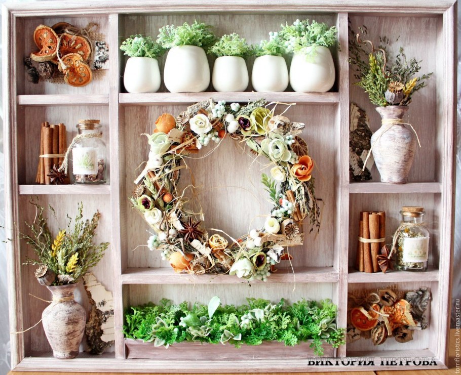 Декоративные полки на кухню