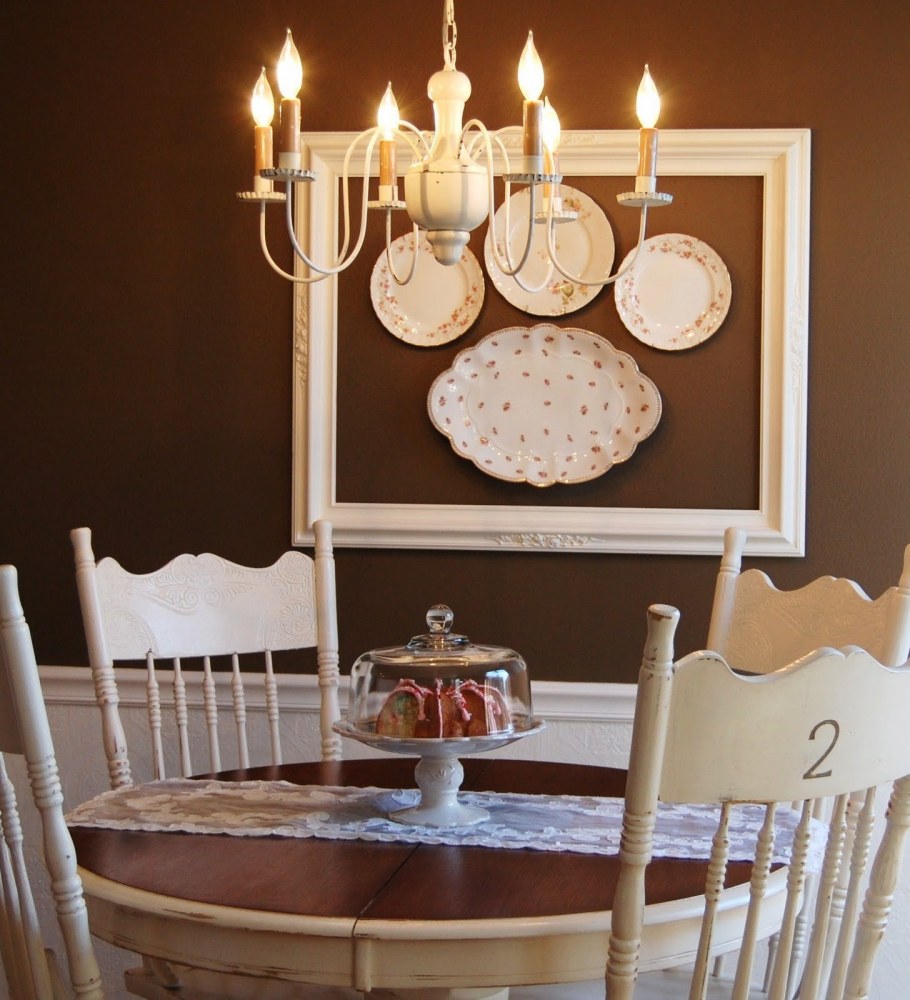 Декоративные тарелки в интерьере