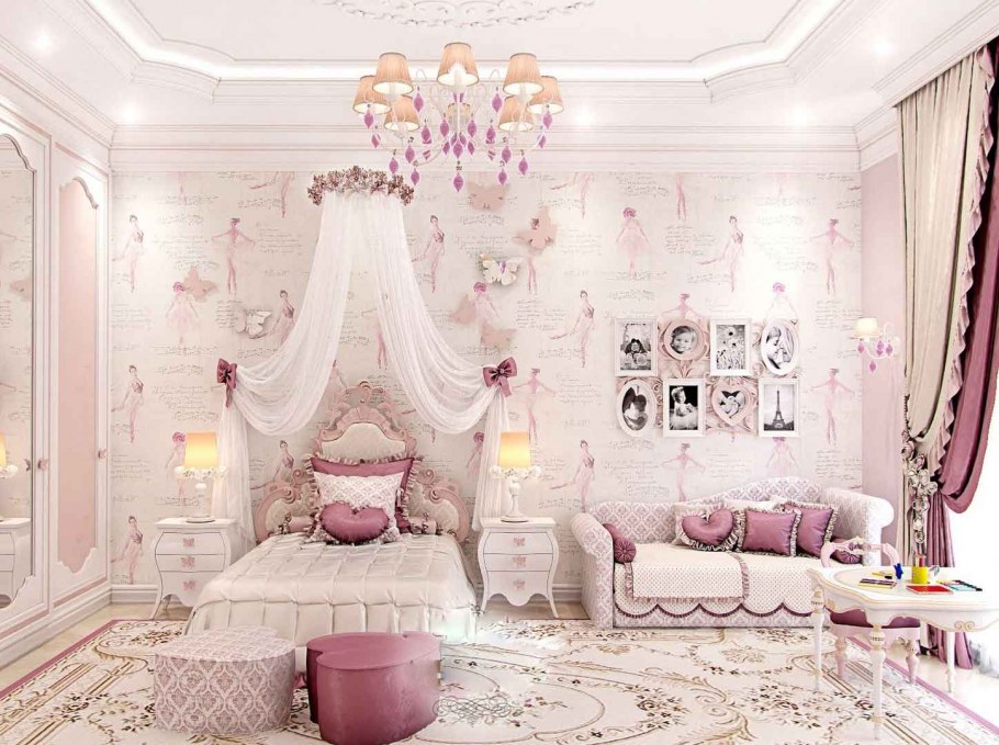 Шикарная детская комната для новорожденного