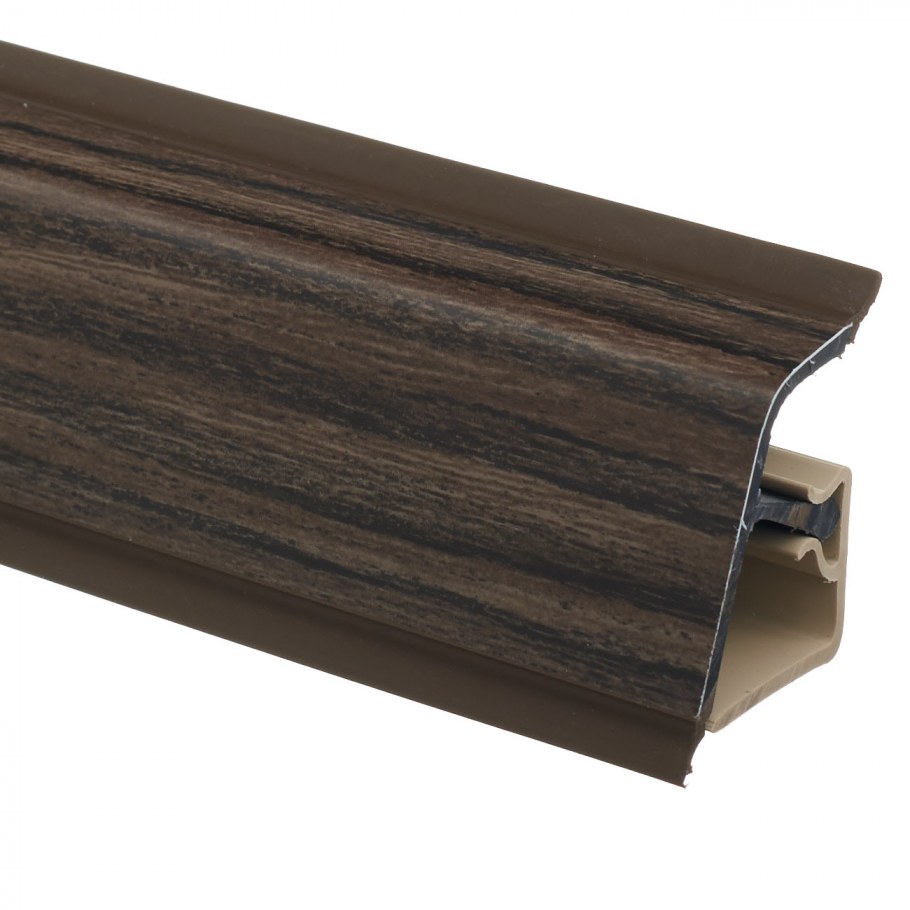 Плинтус для столешниц ПВХ идеал металлик, 25х25х3000 мм