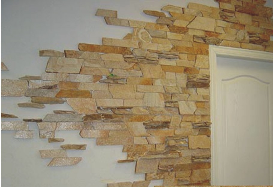 Декоративный сланец в интерьере