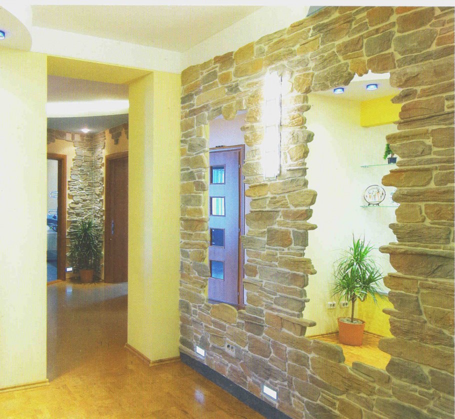 Современная отделка стен на кухне