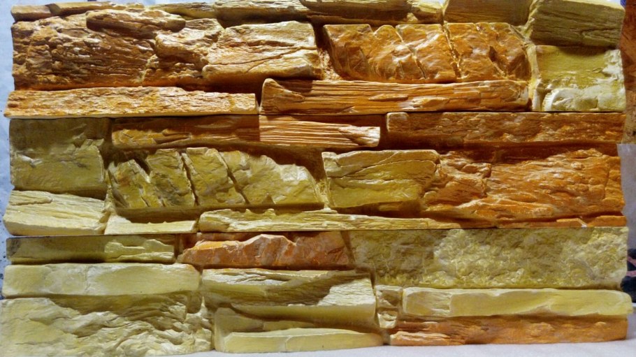 Искусственный облицовочный камень для внутренней отделки