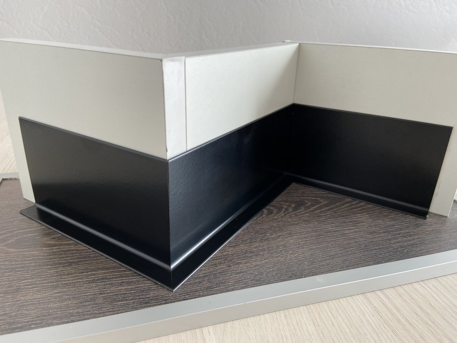 Плинтус для столешниц "Lino Bianco" 3м lb-37-467 Korner