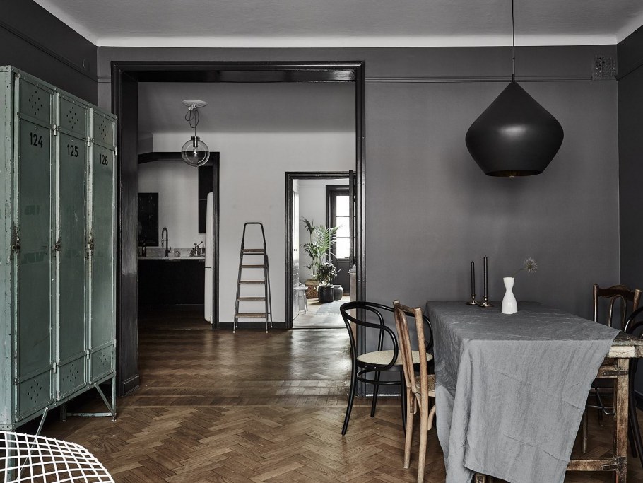 Кухня икеа Акстад синяя