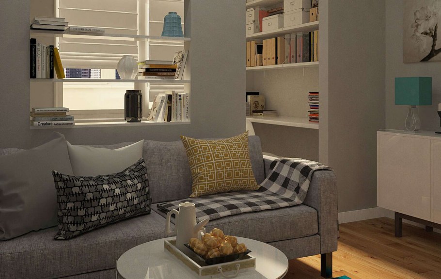 Икеа мебель для студии 18 кв.м жилой