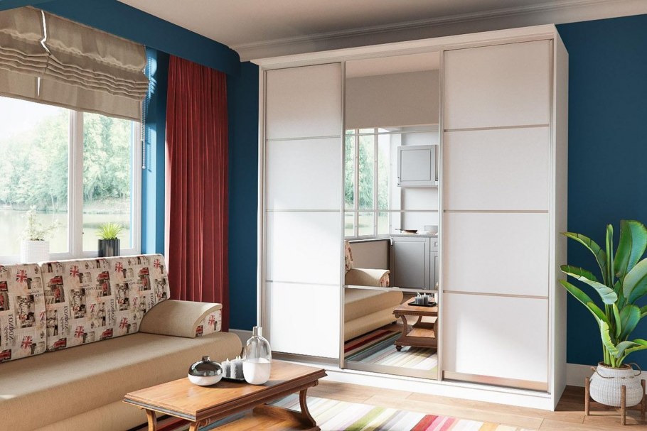 Шкаф-купе m6 "Елена" угловой