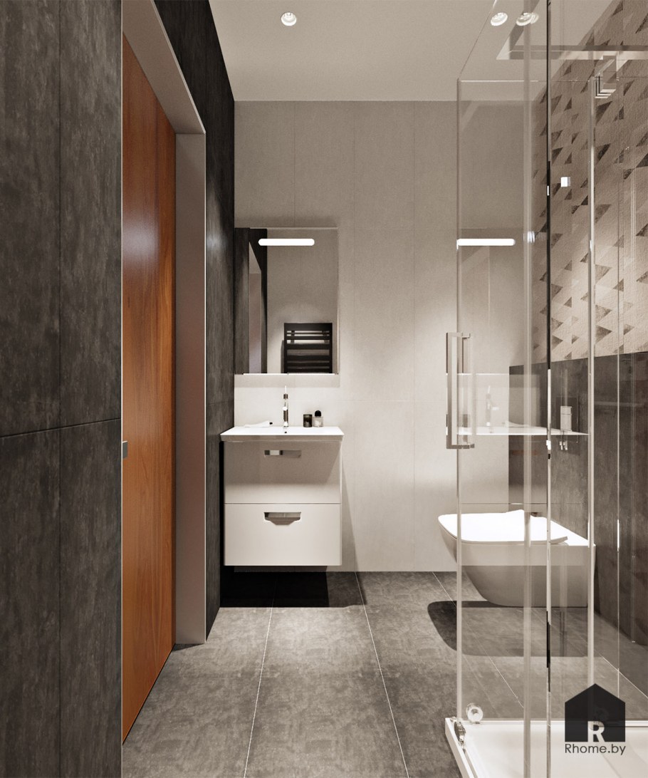 Туалет в стиле Минимализм